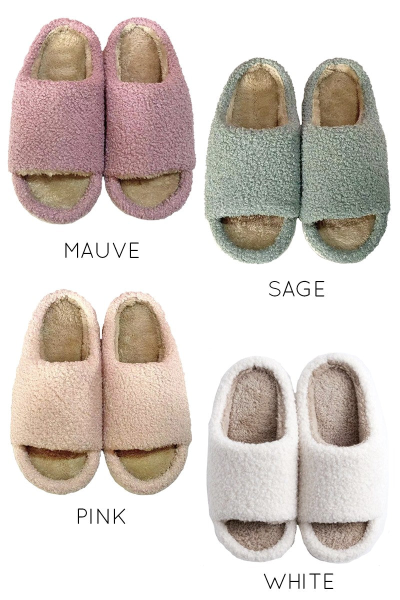 Open toe novelty slippers Miss Sparkling